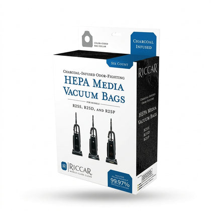 Riccar Charcoal HEPA Vacuum Bags – 6-Pack #R25HC-6 available at Ace Vacuums