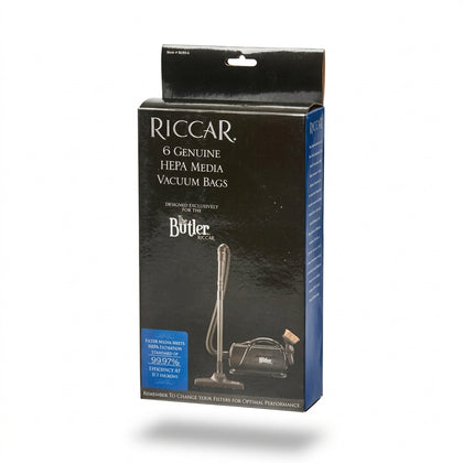 Riccar Vacuum Bags for Butler & 1500 Canisters | 6-Pack #ROH-6 available at Ace Vacuums