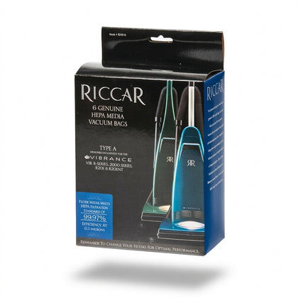 Riccar Type A Vacuum Bags – 6-Pack for 2000-4000 Series #RAH-6 available at Ace Vacuums