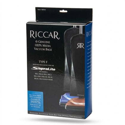 Riccar Type F HEPA Bags for Supralite Vacuums #RFH-6 available at Ace Vacuums
