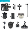 Simplicity Deluxe Cordless Stick Vacuum Black – S65D.2 – included accessory assortment diagram