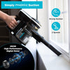 Simplicity Deluxe Cordless Stick Vacuum Black – S65D.2 – handheld vacuum motor feature graphic