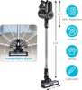 Simplicity Deluxe Cordless Stick Vacuum Black – S65D.2 – stick vacuum with maneuverability and filtration graphic