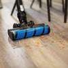 Simplicity Premium Cordless Stick Vacuum – Multi Use – S65P.2 – soft roller nozzle picking up floor debris