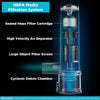 Simplicity Standard Cordless Stick Vacuum – S65S.2 – filtration and cyclone cutaway graphic