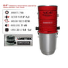 Nadair SD-710-22SF central vacuum power unit with specs and 8.4
