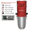 Nadair SD-710-32SF Super Duty self-cleaning HEPA central vacuum power unit with key specs
