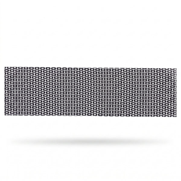 Sebo AIRBELT Textile for D, K, and C Models with 6048GS & 8034GS Clips (Black/Silver, Ovals) – 6047AM07