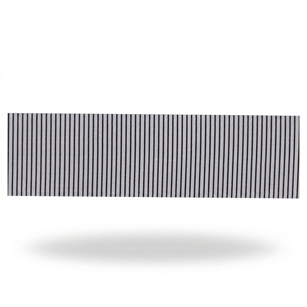 Sebo AIRBELT Textile for D, K, and C Models with 6048GS & 8034GS Clips (Black/Silver, Stripes) – 6047AM10