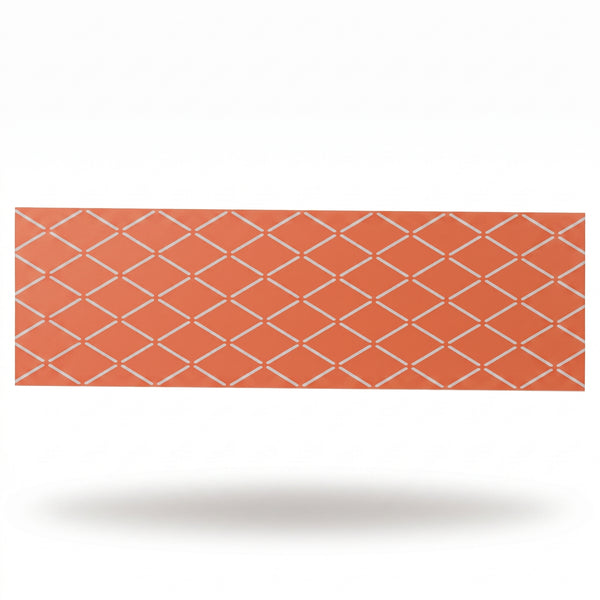 Sebo AIRBELT Textile with Clips for D, K, and C (Orange/Silver, Squares) – 6047AM12