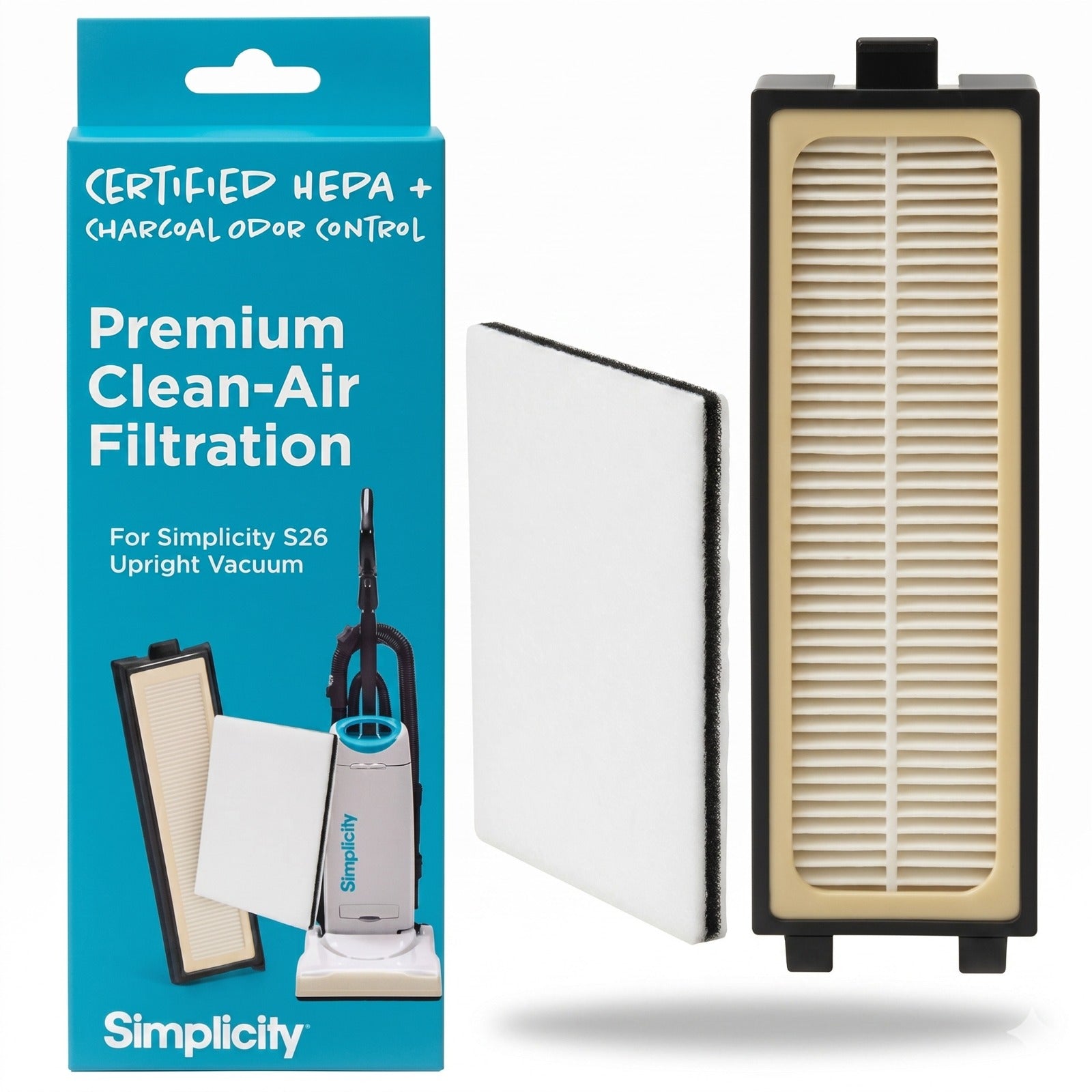 Simplicity Filter Kit for Simplicity S26 Allergy Upright Premium Vacuum – SF26