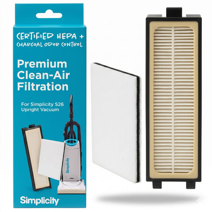 Simplicity Filter Kit for Simplicity S26 Allergy Upright Premium Vacuum – SF26 available at Ace Vacuums