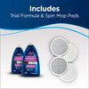 Bissell SpinWave Cordless Hard Floor Spin Mop -2315A – included mop pads and trial formulas