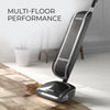 Oreck Elevate Command Upright Vacuum (30 ft Cord, 2-Speed with 5 LED Headlights) – Model #UK30200PC – floor head on carpet and hard flooring