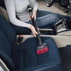 BISSELL Universal Pet Hair Vacuum Tools Kit 67V8A angled application view of Contour Tool cleaning a vehicle seat