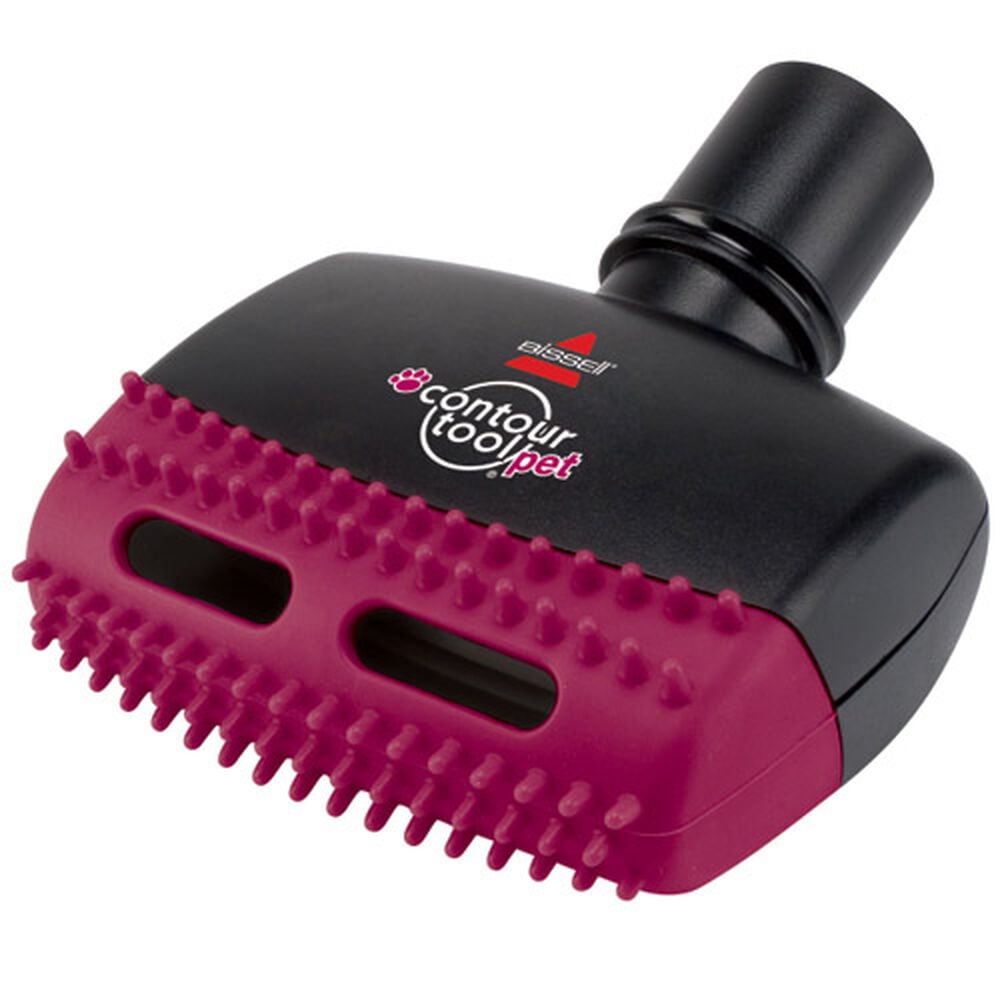 BISSELL Universal Pet Hair Vacuum Tools Kit 67V8A front angled view of the included Pet Contour Tool