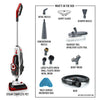 Hoover Steam Complete Pet 10-in-1 Steam Cleaner WH21000 front angled view with included accessory guide