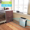 Oreck Air Response Air Purifier (WK16001PC) – Cleans Up to 206 sq ft