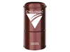 Cyclovac GS115 compact bagged central vacuum in burgundy