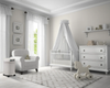 AirPura C600 DLX for Chemicals and Gas Abatement Plus Air Purifier – white purifier in a nursery