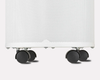 AirPura G714 - Odor-Free Carbon for Chemically Sensitive (MCS) Air Purifier – white purifier base and caster wheels