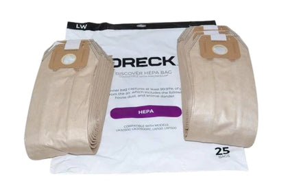 Oreck Discover Bag Filter Paper Bags 25-Pack – Part #AK1LW25H