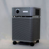Austin Air Immunity Air Purifier Standard (Graphite) #B444D1 – graphite air purifier front view on casters