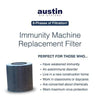 Austin Air Immunity Machine Replacement Filter #FR444A – Immunity replacement filter promotional graphic