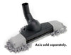 Axis Hard Floor Brush with Glide Plate and fringed microfiber pad attached