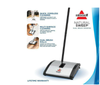 Bissell 2680 Push Sweeper (2 Brushes, Silver, 9.5 Inches) – Part #92N0A – sweeper retail packaging with features