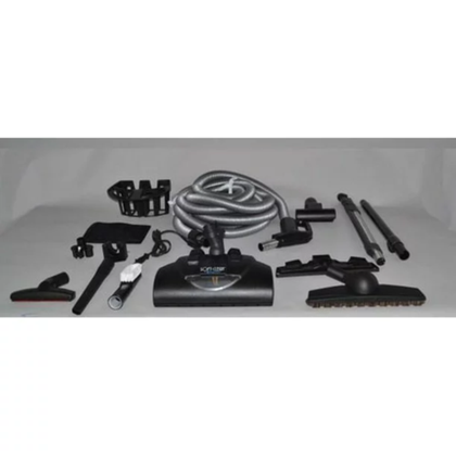 Central Vac Villa Attachment Kit with 35' Hose and Pigtail Cord #99360-35.01SC available at Ace Vacuums