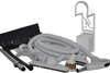 Central Vacuum 35ft Hose with Pigtail & Fit-All Tools Kit #06-4983-64 available at Ace Vacuums