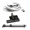 Clean Obsessed Central Vacuum Attachment Kit 30′ Direct Connection Hose with 15″ Power Nozzle (Black) #PSB30D15 available at Ace Vacuums