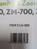 CleanMax HEPA Vacuum Bags CLH-6 & CLH-100 – Bulk Case for Zoom 500, 700, and 800 Cordless Vacuums – CLH-100 item label and barcode close-up