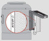 Step 3 of replacing the central vacuum carbon dust filter; maintenance illustration, power unit not included | AceVacuums
