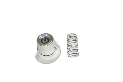 Oreck LW100 Magnesium Upright Vacuum Power Button with Spring – Part #83047-01 available at Ace Vacuums