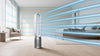 Dyson Air Purifier Cool Purifying Fan TP07 (White/Silver) #369803-01 – purifier airflow illustration in a living room