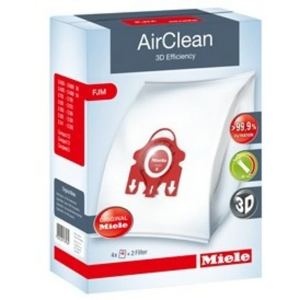 Miele AirClean 3D Efficiency FilterBags - FJM 4 bags-10123220