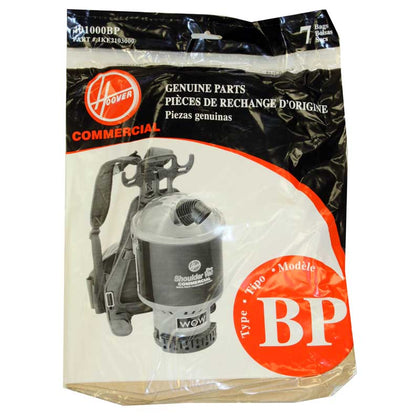 Hoover Type BP Backpack Vacuum Bags 7-Pack Genuine Replacement – Part #401000BP