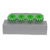 Hoover FloorMate Brush Block Assembly for FH Series Floormates — Improved Green/Blue Bristles, Part #440004832