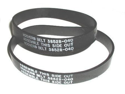 Hoover Style 23 Upright Agitator Vacuum Belts – Genuine 2 Pack (Part #38528-040 / 38528-027) available at Ace Vacuums
