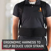 Hoover Backpack Vacuum C2401 with 1 1/2 Tool Set – Part #C2401 – front view of padded shoulder harness