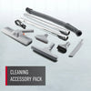 Hoover Commercial PortaPower Canister Vacuum – Part #CH30000 – cleaning nozzles, wands and accessories laid out