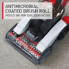 Hoover Dual Pet Spin Carpet Washer Part #FH54020 – brush roll close-up with antimicrobial-coating graphic