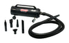 Metrovac AIR FORCE® MASTER BLASTER – Part #103-103066 – black wheeled dryer, angled view with hose