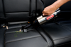 Metrovac Cordless Hand Vac – Part# 105-560029 – silver hand vacuum cleaning black leather seat