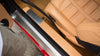 Metrovac VAC N BLO® – Part# 112-112327 – flexible crevice tool alongside tan seat