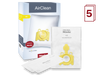 Miele KK AirClean 3D five-bag pack with yellow-collar bags and two replacement filters