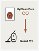 Miele CO HyClean Air 4 Vacuum Bags 12774460, fits Guard M1 compatibility infographic