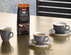 Miele Coffee Beans Black Edition Café Crèma 4pk #12792180 – coffee bag beside prepared drinks
